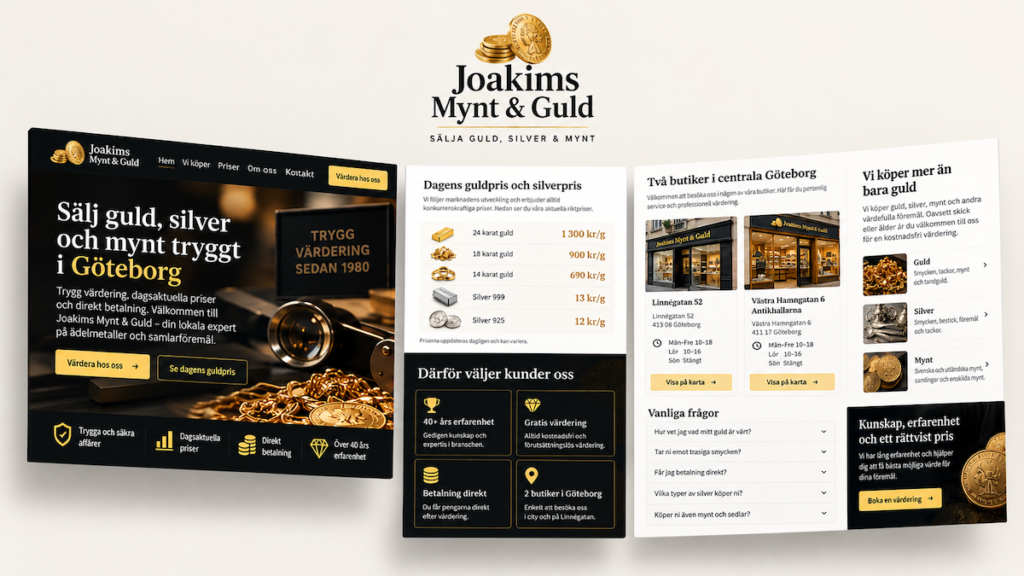 JOAKIMS MYNT & GULD