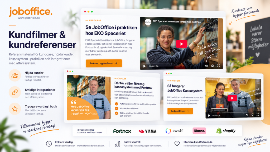 JobOffice Kassasystem